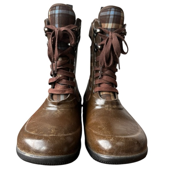 BOGS Sidney Lace Wellie Plaid Women’s Boots - Picture 7 of 16